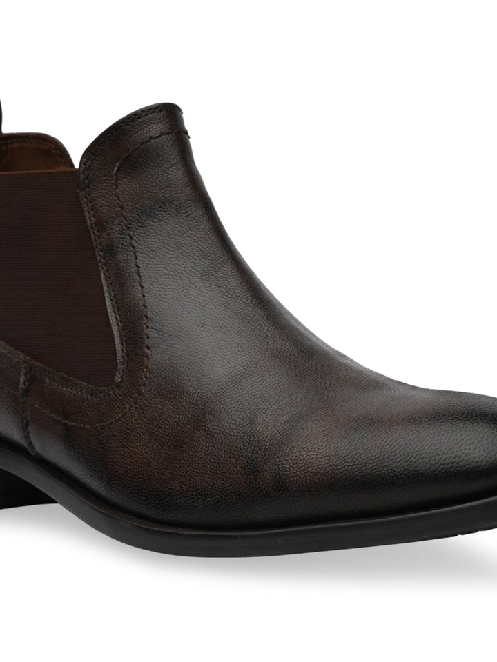 Regal Brown Mens Chelsea Leather Boots