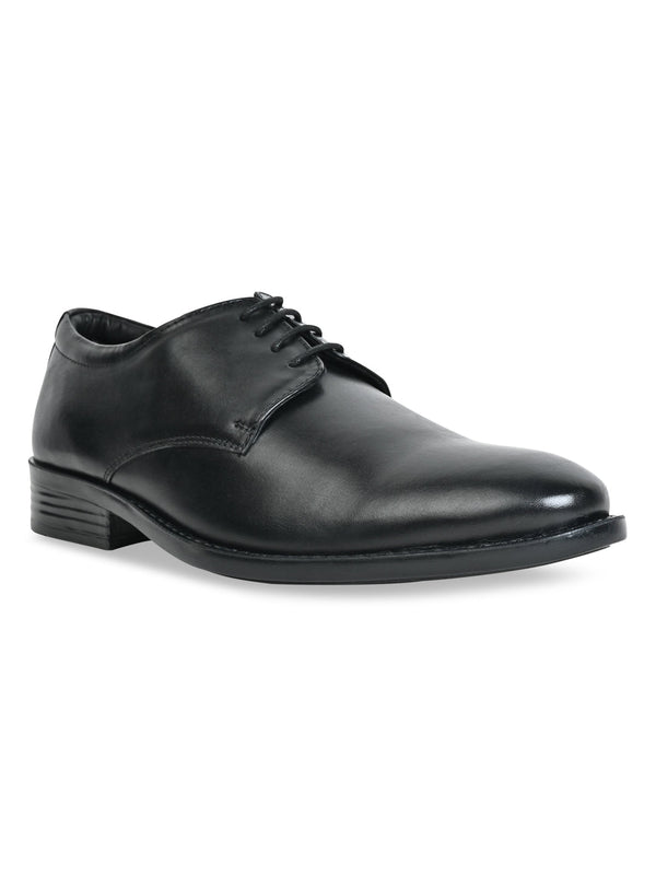 Regal Black Men Leather Lace Ups