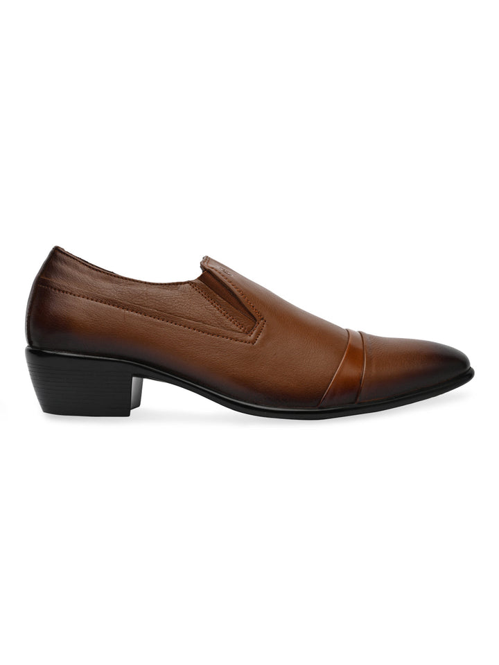 Regal Tan Mens Formal Leather Slip Ons