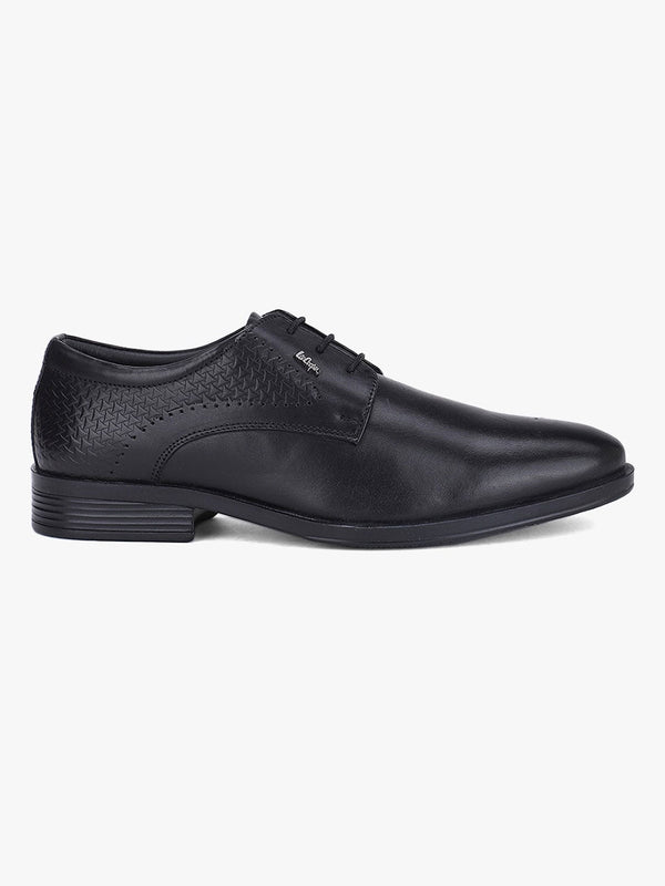 Lee Cooper Black Men Derby Shoes