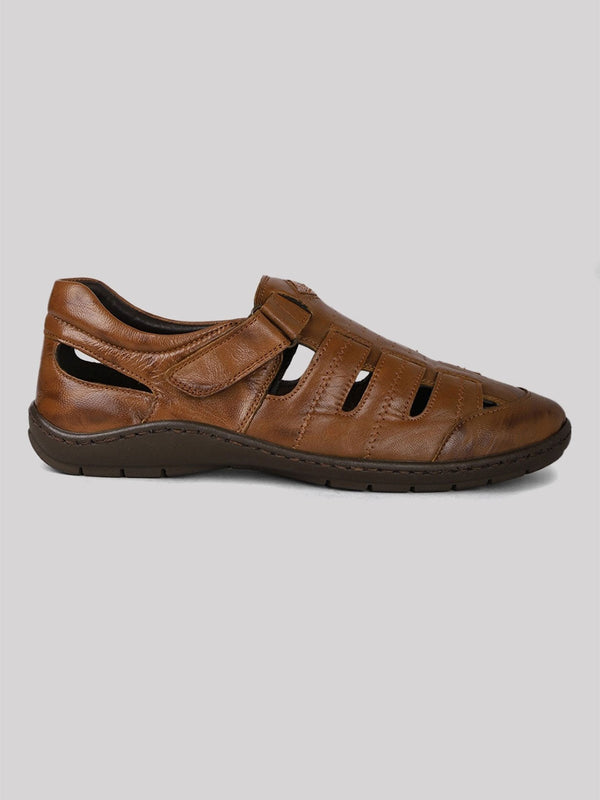 Lee Cooper Tan Men Fisherman Sandals