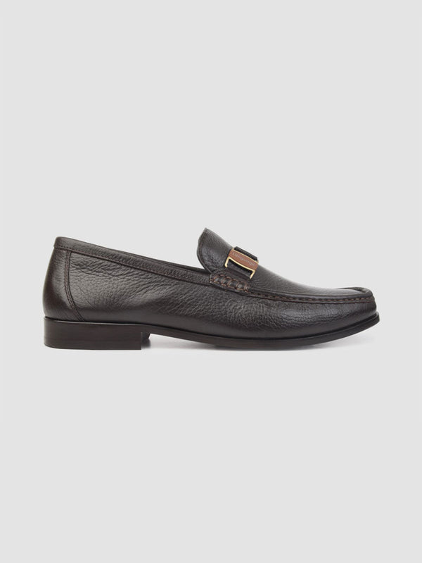 Language Brown Men Moccasins