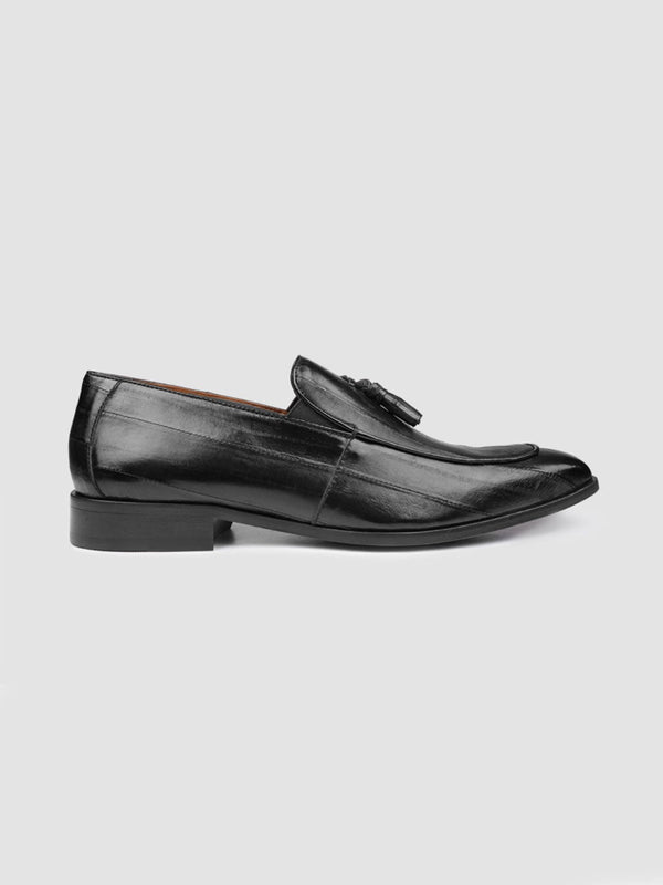 Language Black Men Loafers