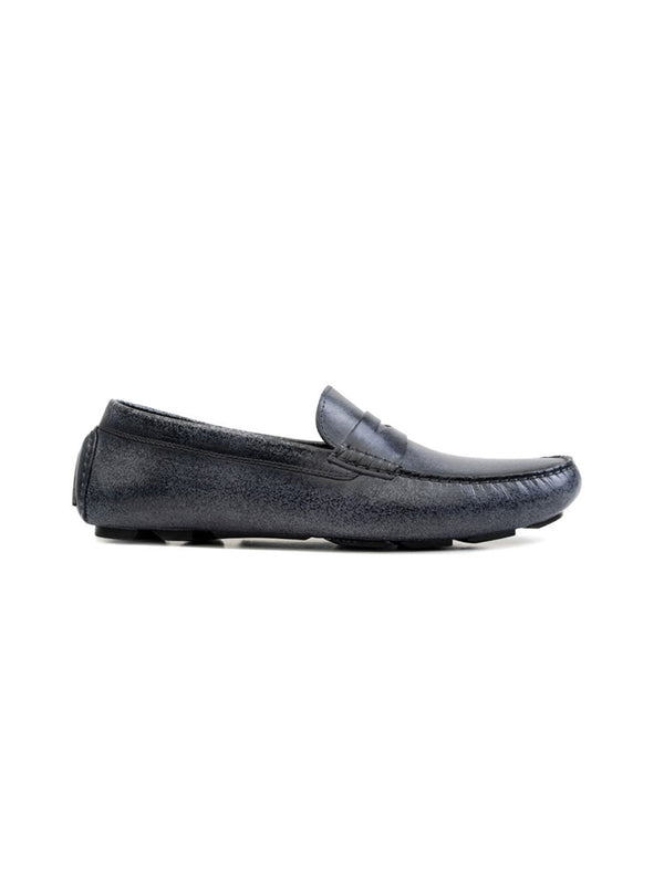 Language Grey Men Moccasins