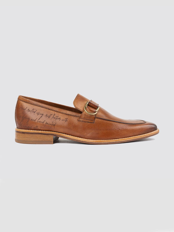 Language Tan Men Loafers