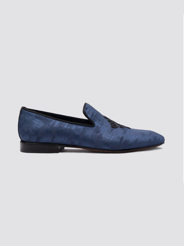 Language Navy Men Loafers