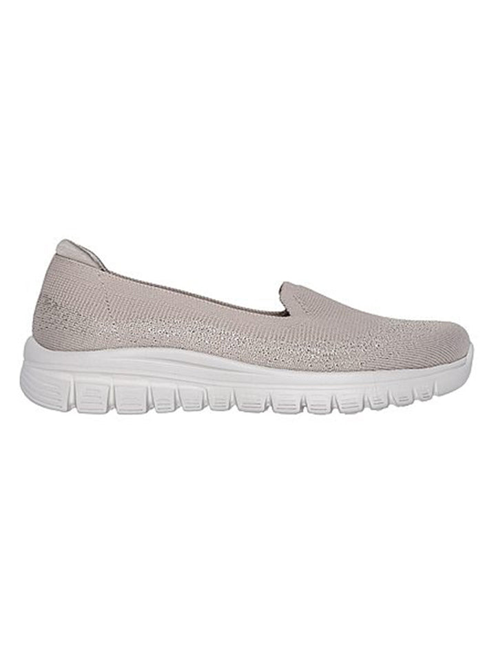 Skechers Taupe Women Graceful View Finder Ballerinas