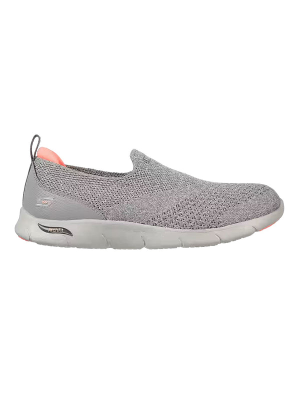 Skechers Grey Women Arch Fit Refine Dont Go Slip On Sneakers