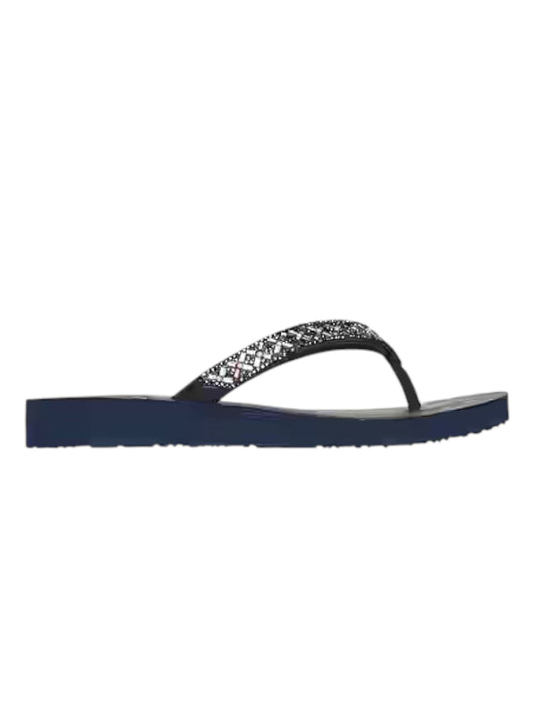 Skechers Navy Women Meditation Lotus Bae Flip-Flops