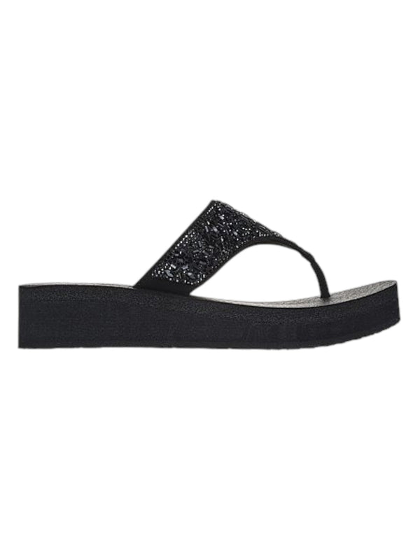 Skechers Black Women Vinyasa New Glamour Flip-Flops