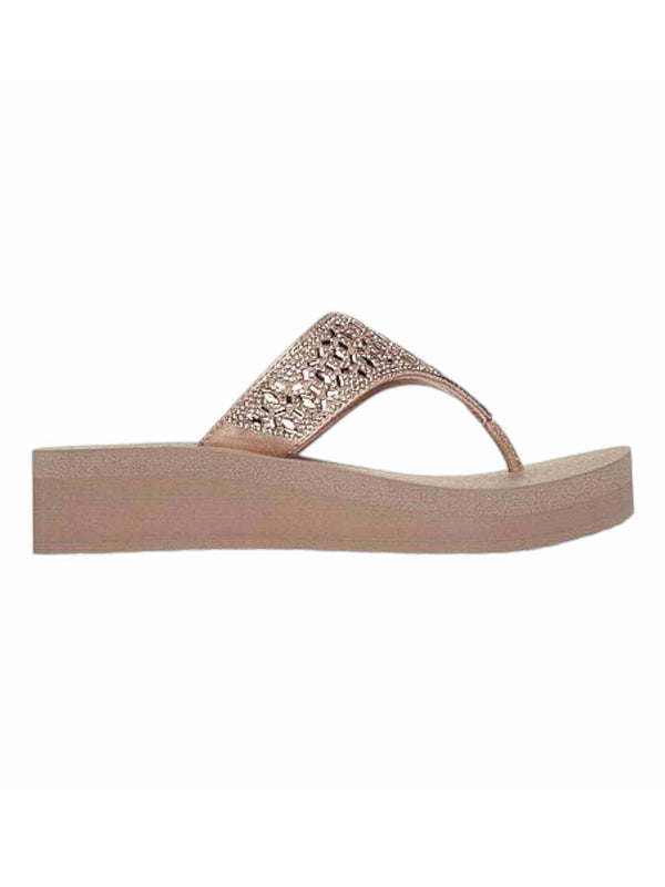 Skechers Rose Gold Women Vinyasa New Glamour Flip-Flops