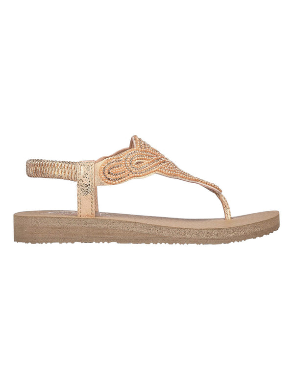 Skechers Rose Gold Women Meditation Pearl Perfection Flats