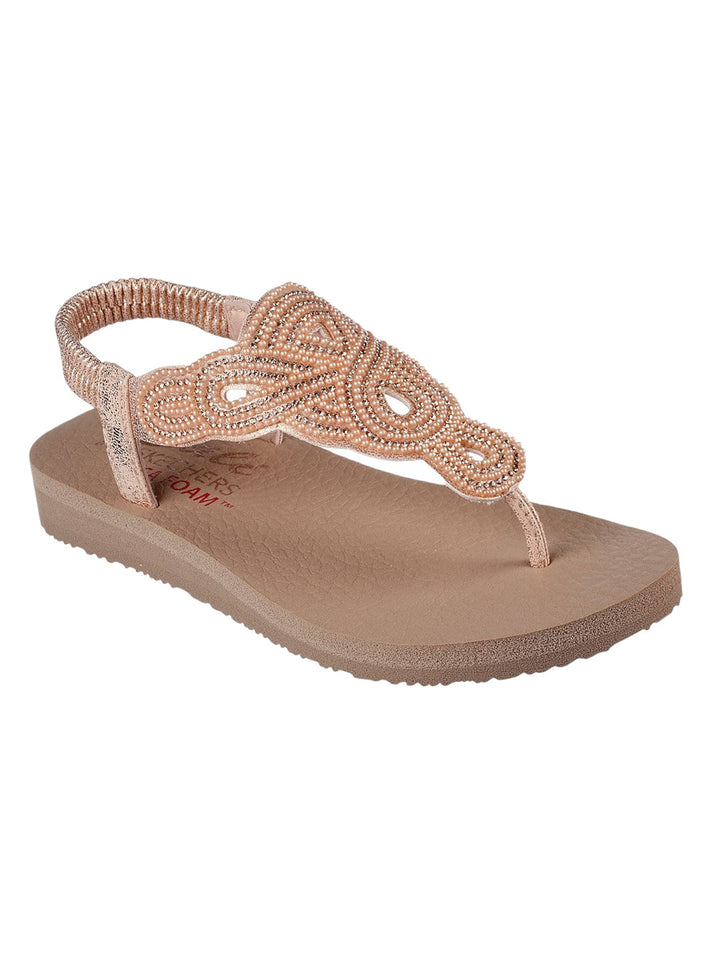 Skechers Rose Gold Women Meditation Pearl Perfection Flats