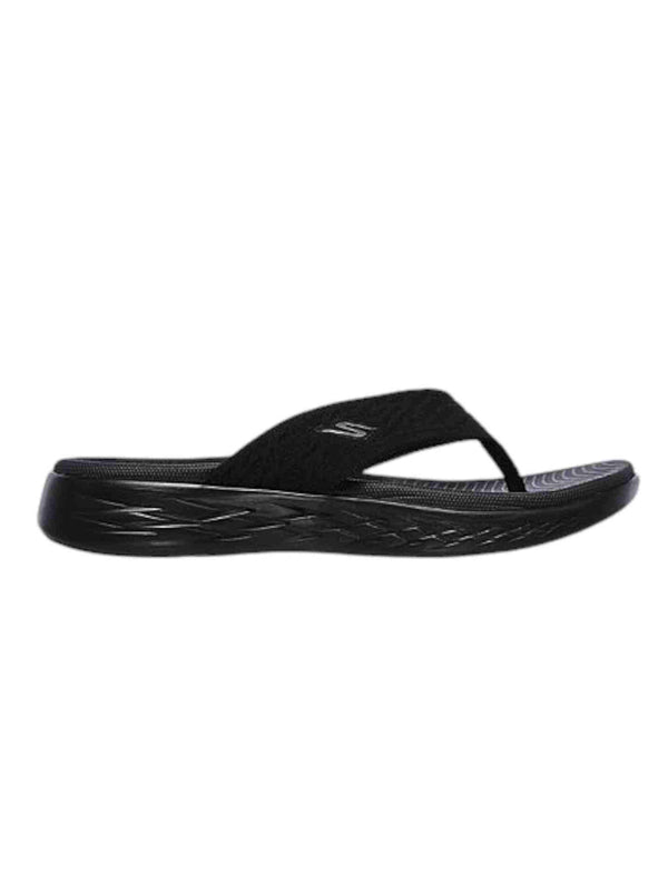 Skechers Black Women On The Go 600 Sunny Flip-Flops