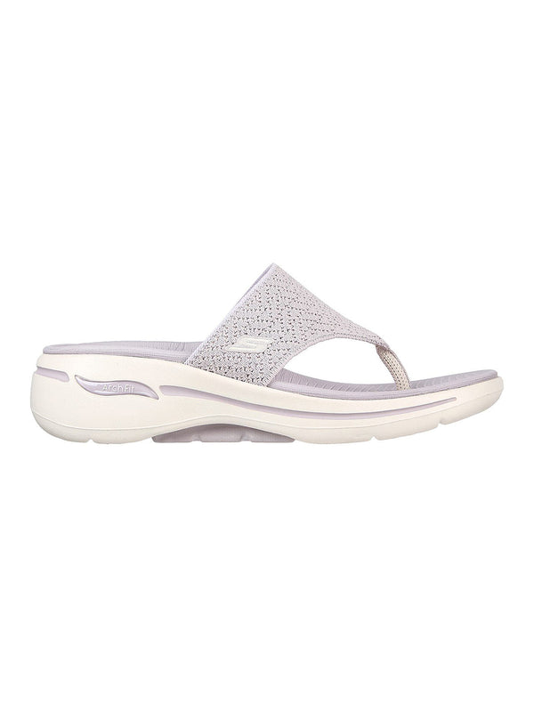 Skechers Lilac Women Go Walk Arch Fit Sandal Wee Flip-Flops
