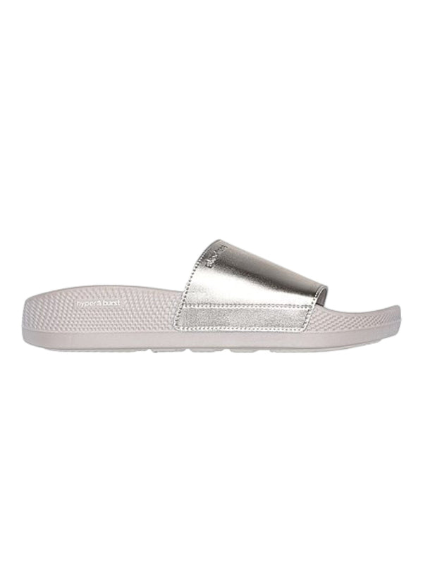 Skechers Gold Women Hyper Slide Shine On Sliders