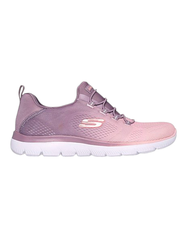 Skechers Pink Women Summits Bright Charmer Slip On Sneakers