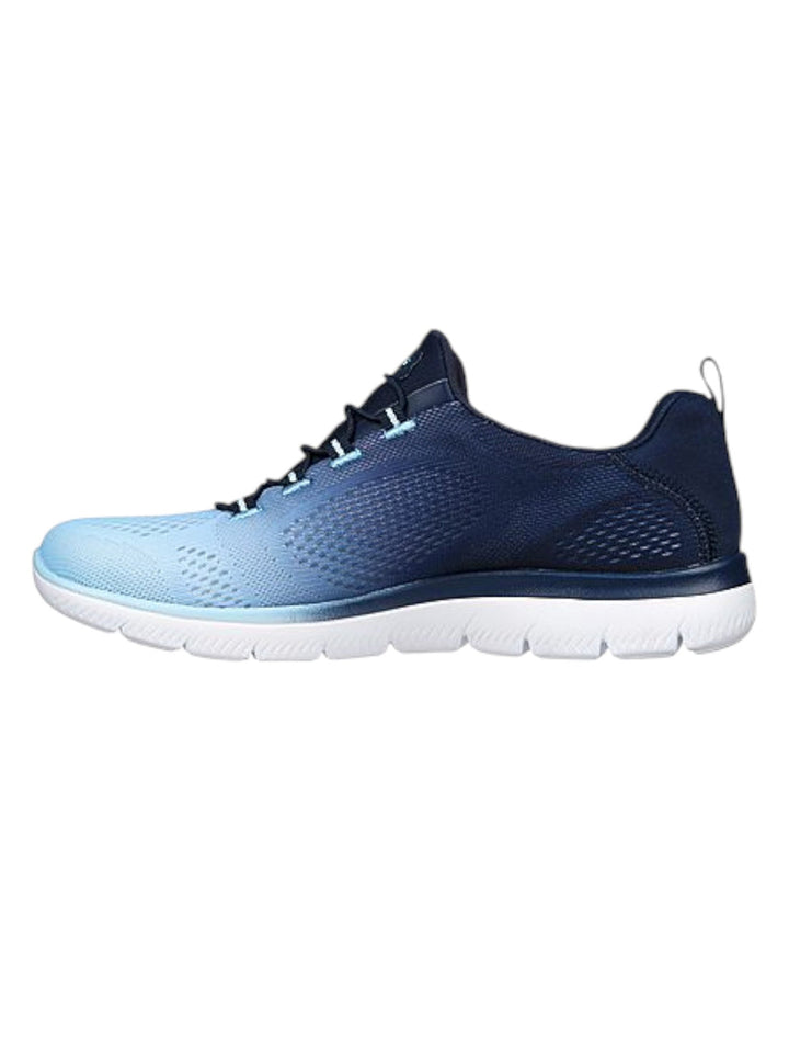 Skechers Navy Women Summits Bright Charmer Slip On Sneakers