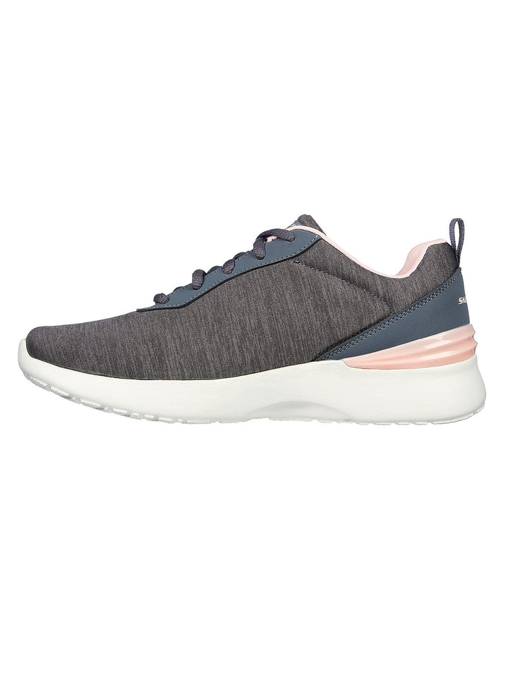 Skechers Grey Women Skech Air Dynamight Pure Sere Lace Up Sneakers