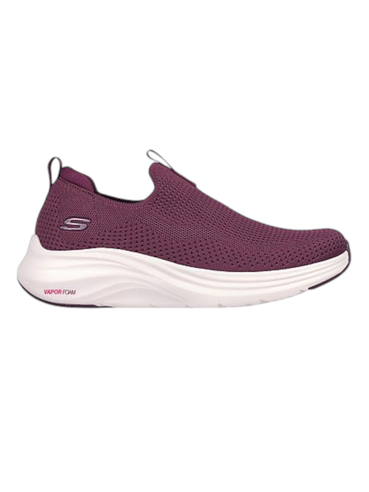 Skechers Wine Women Vapor Foam True Cl Slip On Sneakers