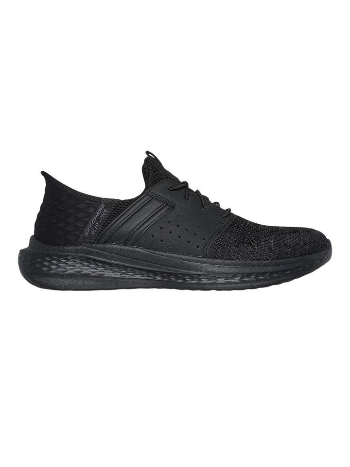 Skechers Black Men Slade Ocon Slip On Sneakers