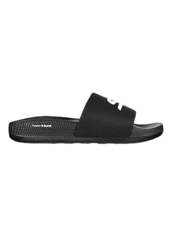 Skechers Black Men Hyper Slide Deriver Sliders