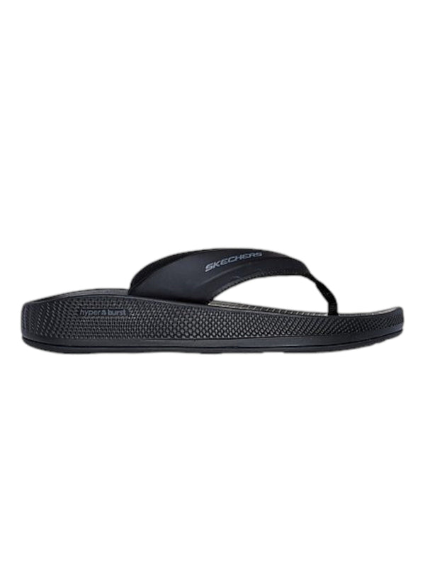 Skechers Black Men Hyper Slide Simplex Flip-Flops