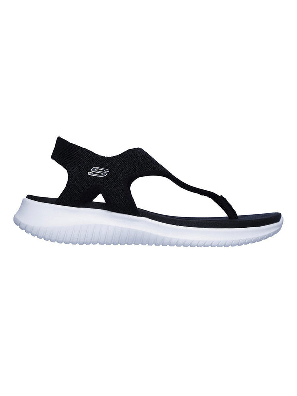Skechers Black Women Ultra Flex Spring Motion Flats