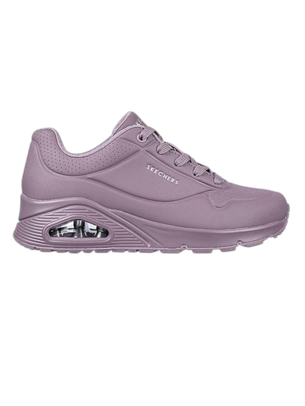 Skechers Purple Women Uno Stand On Air Lace Up Sneakers