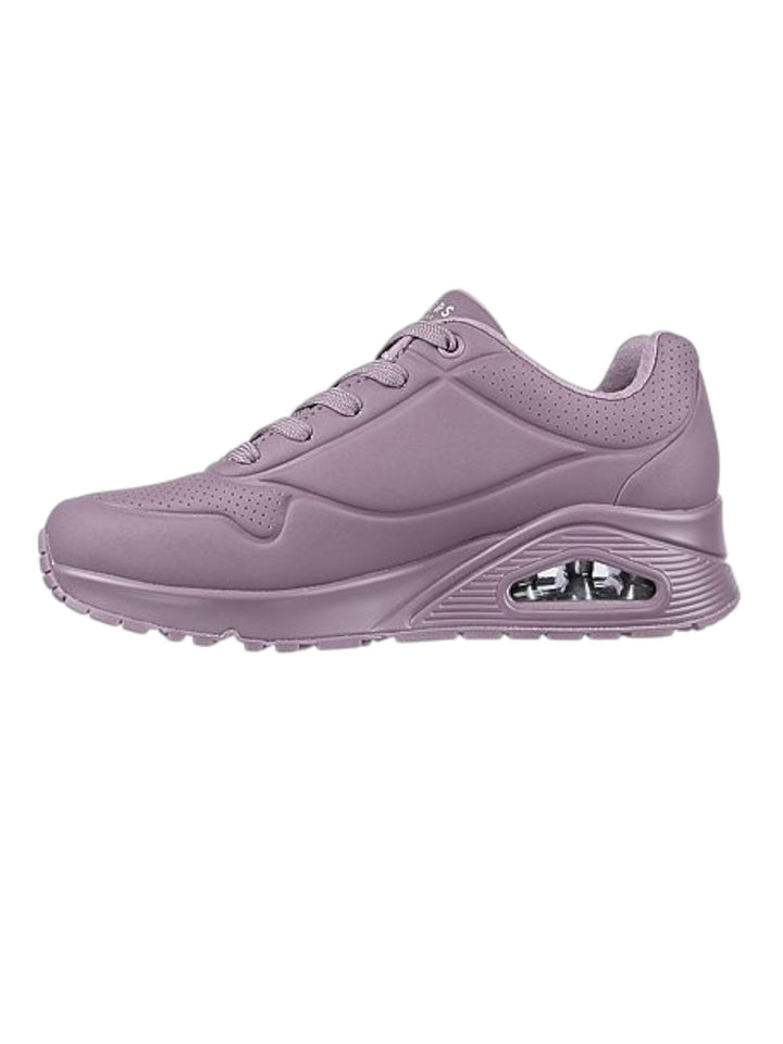 Skechers Purple Women Uno Stand On Air Lace Up Sneakers
